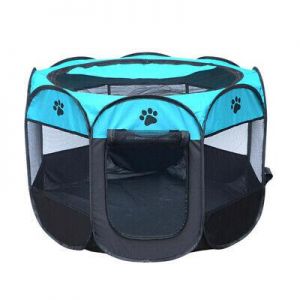 Pet Tent Portable Playpen Folding Crate Dog House Puppy Pen Soft Kennel Cat Cage